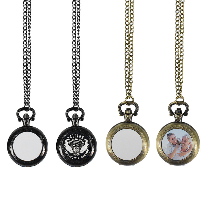 Vintage Fashion Necklace - 커스텀 빈티지 금속 포켓워치 펜던트 목걸이