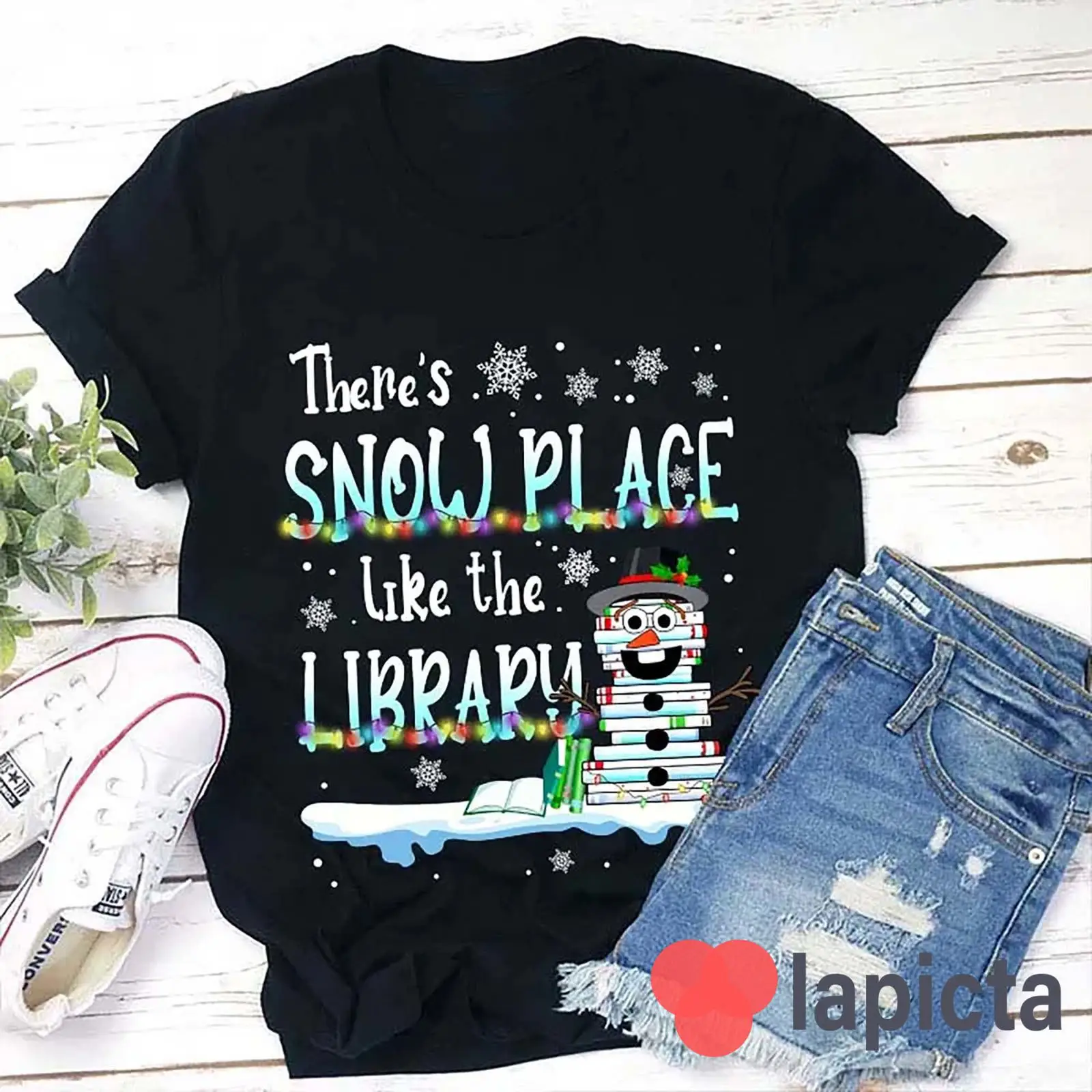 Vintage Fashion Library - 도서관 같은 눈 덮인 장소가 있는