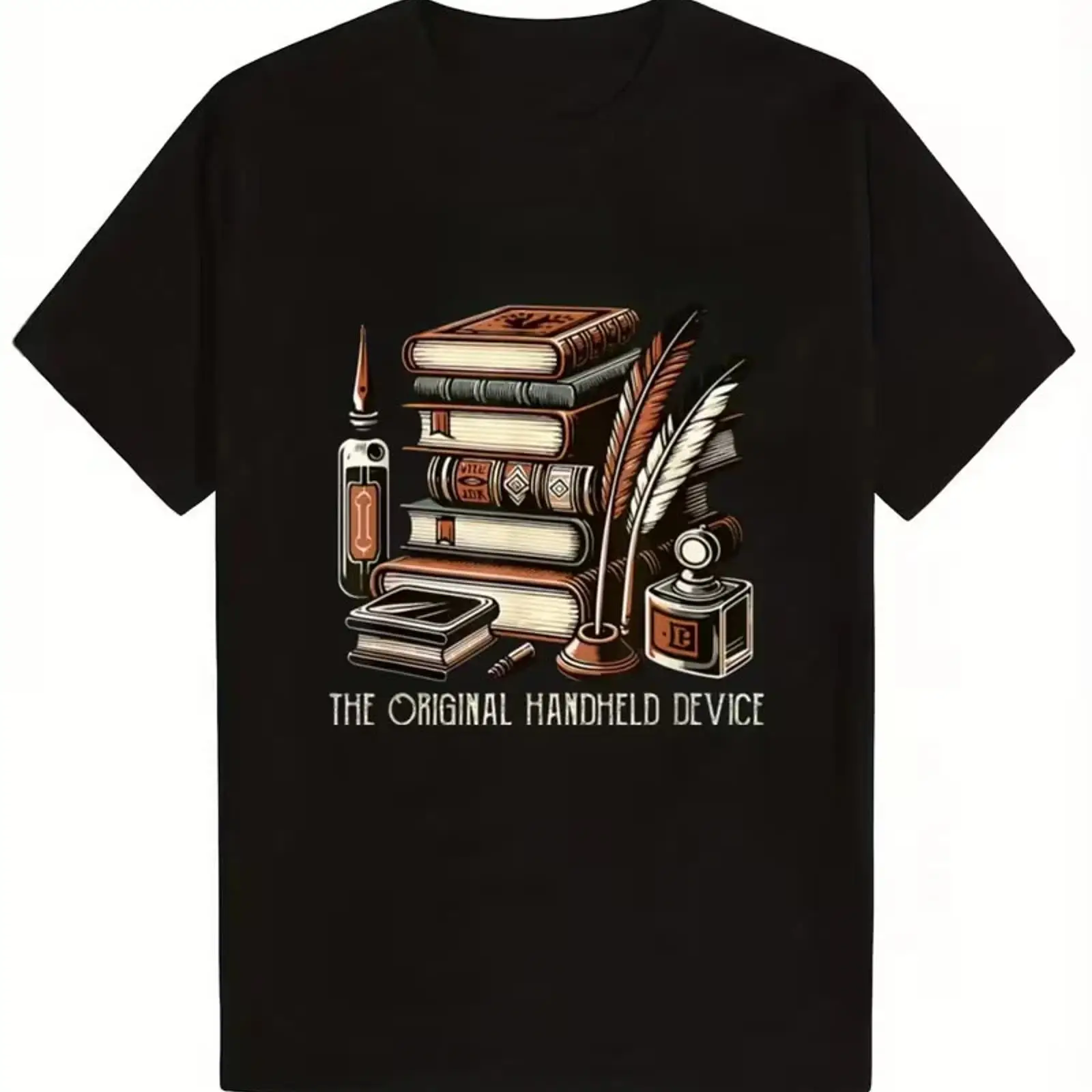 남성용 경량 북러버 티셔츠 빈티지 도서관 디자인 북스  - Vintage Fashion Library 리뷰 및 가격