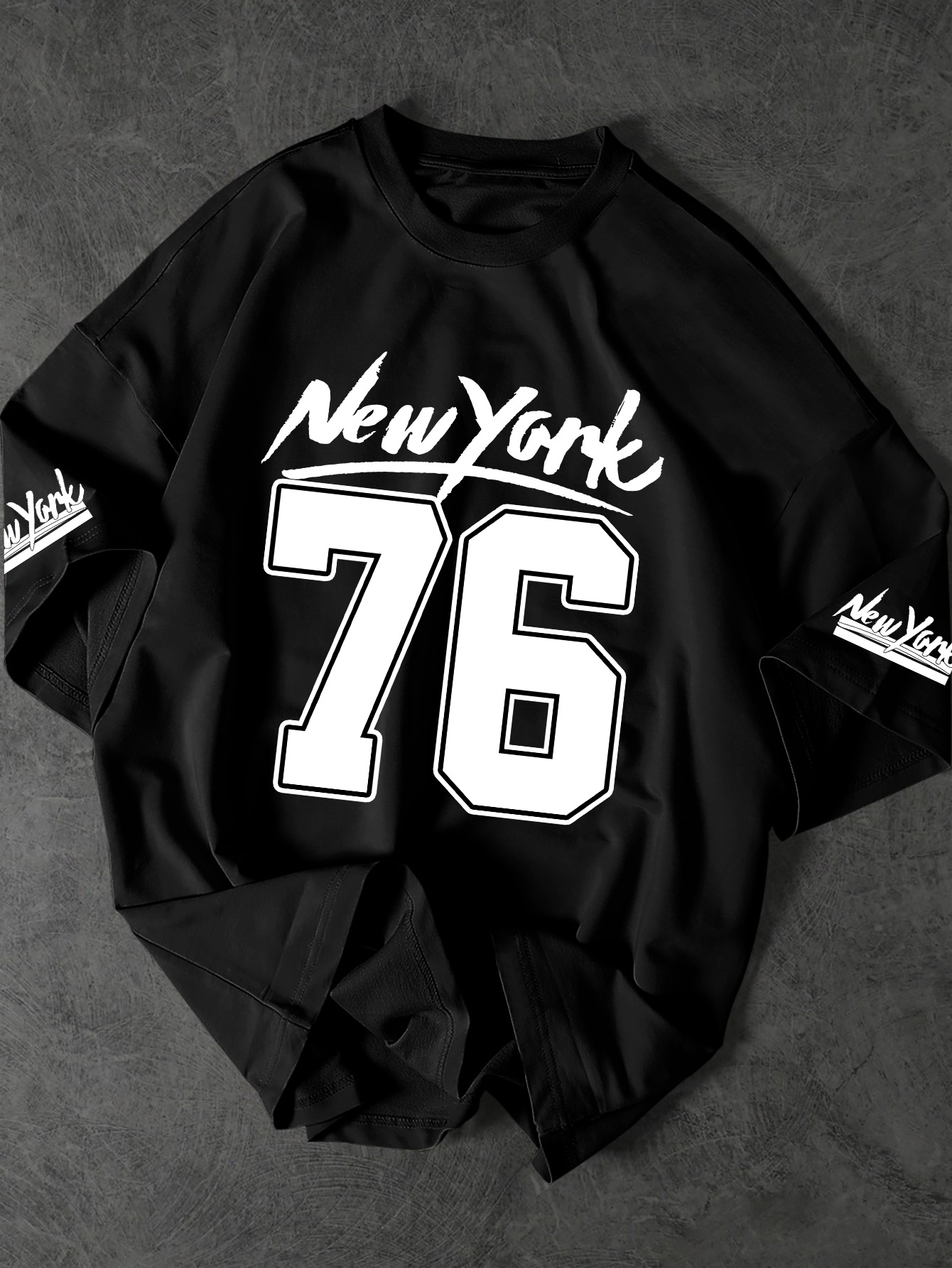 빈티지 NYC 76 브러쉬 스크립트 스트리트웨어 그래픽 - Vintage Fashion Nyc 리뷰 및 가격