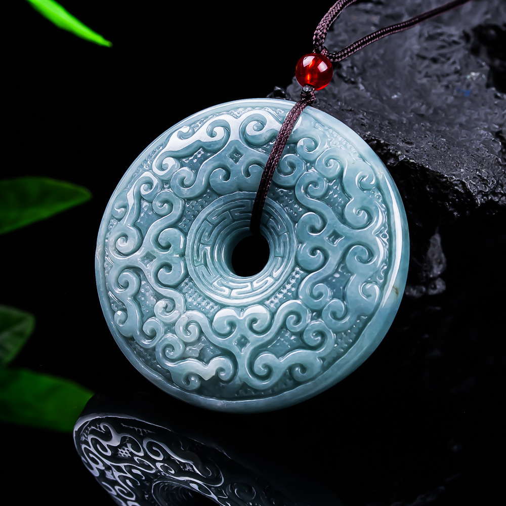 천연 버마산 경옥 꽃 펜던트 목걸이 빈티지 디자이너 쥬 - Vintage Fashion Necklace 리뷰 및 가격