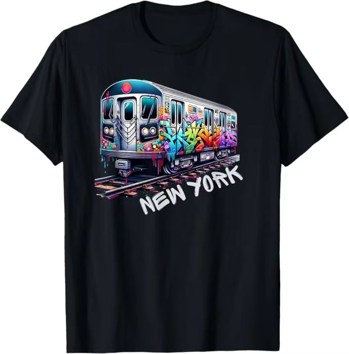 뉴욕 기차 낙서 스타일 NYC 지하철 차량 레트로 빈티 - Vintage Fashion Nyc 리뷰 및 가격