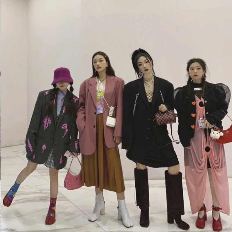 2026 빈티지 봄 패션 스플릿 토 여성 펌프스 청키  - Vintage Fashion Design 리뷰 및 가격